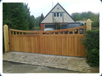Wooden Driveway Gates installer